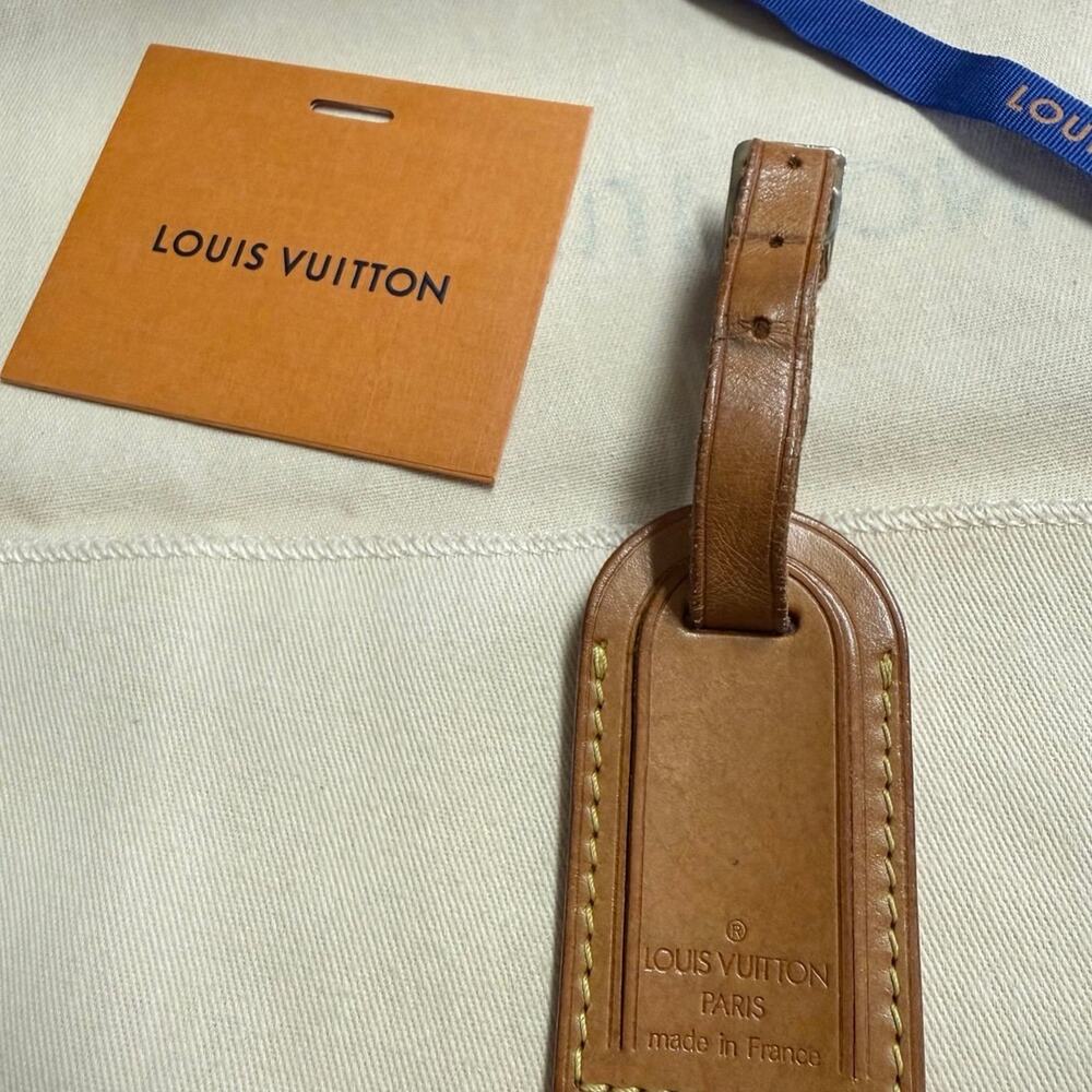 Louis Vuitton Vachetta Leather Small Luggage Tag NO BOX